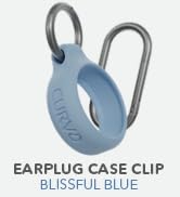 CURVD Earplugs Case Clip for Secure Storage & Travel of Ear Plugs- Premium Carrying Case Clip. Po...