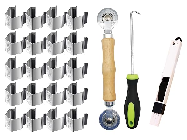 screen cross bar clips plastic window screening