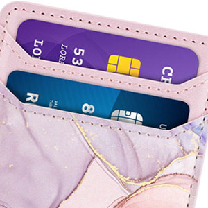 Self Adhesive Card Holders for Back of Phone-marble