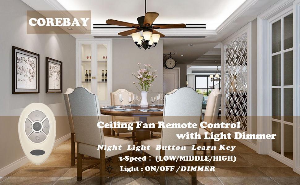 harbor breeze ceiling fan remote control