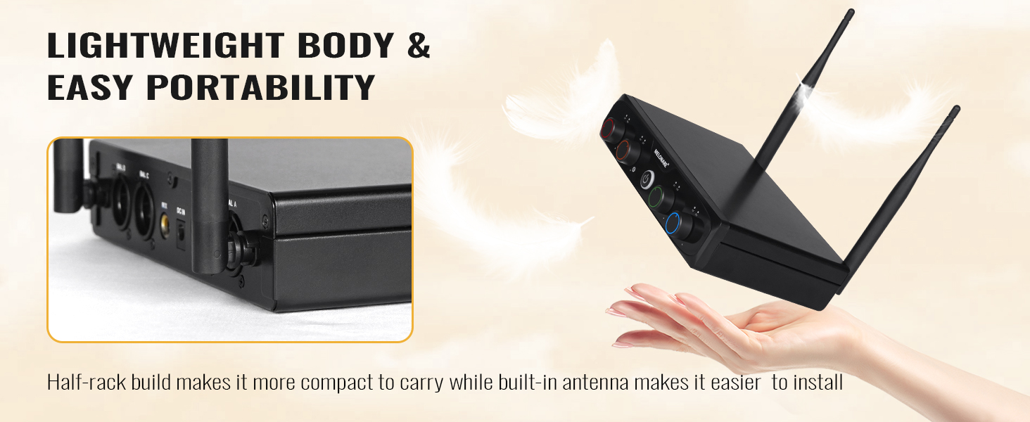 4-Channel Wireless Microphone System
