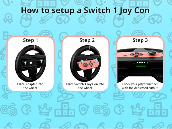 Orzly Nintendo Switch 2 Wheels