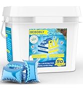 BEBOBLY RV Toilet Treatment Drop Ins, Extra Strength Septic Tank Treatment & Cleaner, Waste Break...