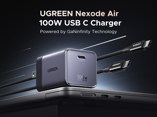 UGREEN NEXODE AIR 100w USB C CHARGER BLOCK