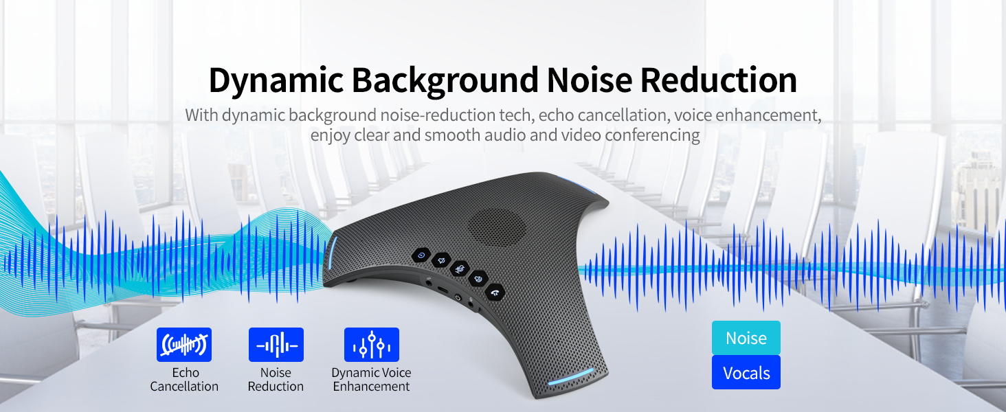 AI noise cancellation microphone