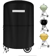 Charcoal Grill Cover for Weber 22 Inch Kettle Grill Accessories, Heavy Duty Waterproof BBQ Cover,...