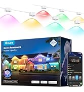 Govee Permanent Outdoor Lights Pro, 200ft with 120 RGBIC LED Lights for Daily and Accent Lighting...