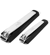 ZMOI Nail Clippers – Practical Nail Clippers with Catcher - Toe Nail Clippers and Fingernail Clip...