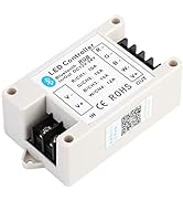 SUPERNIGHT Wireless Bluetooth RGBW/RGB Controller for 5050 3528 LED Light Strips, Smart Phone APP...