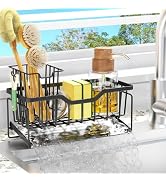 StorageRight Kitchen Sink Caddy Organizer, Rustproof Sponge Holder for Kitchen Sink, Instant Dry ...