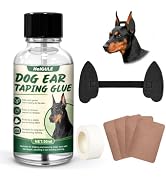 HeiGULE Doberman Ear Posting Kit, Waterproof Liquid Bonding Cement for Dogs | Long-Lasting Dog Ea...