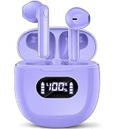 Wireless Earbuds, Bluetooth Headphones V5.3 Wireless Earphones, 48H Playtime LED Power Display & ...