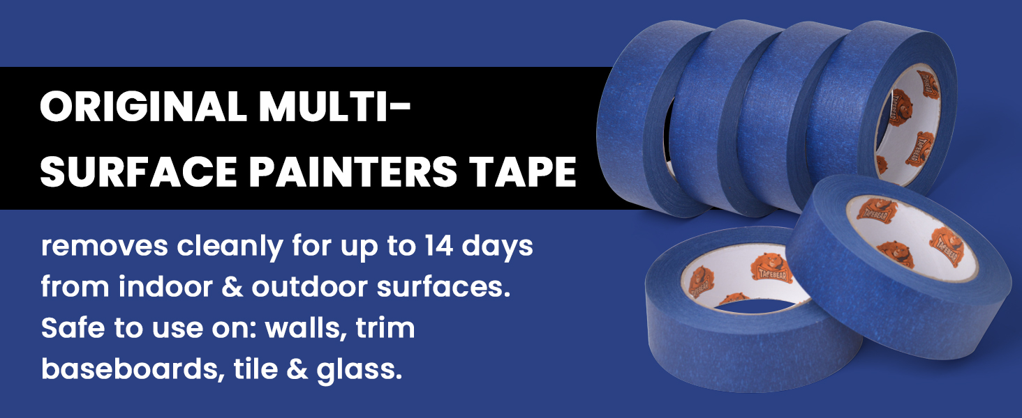 blue masking tape