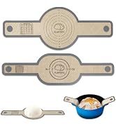 PLAPITATE Silicone Bread Sling Dutch Oven Liner, Non-Stick & Easy Clean Reusable Oval and Round S...