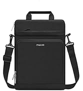 MOSISO Vertical Laptop Shoulder Bag Compatible with MacBook Air/Pro, 13-13.3 inch Notebook, Compa...
