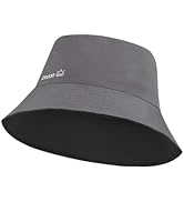 Zylioo Big Head Reversible Bucket Hat, Oversize Cooling Travel Hat, Double Sided Summer Hat for M...