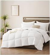 ACCURATEX 100% Cotton Comforter Queen Duvet Insert,400GSM Thick Fluffy Down Alternative Comforter...