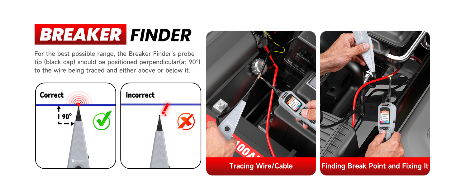 automotive wire tracer circuit breaker finder tool