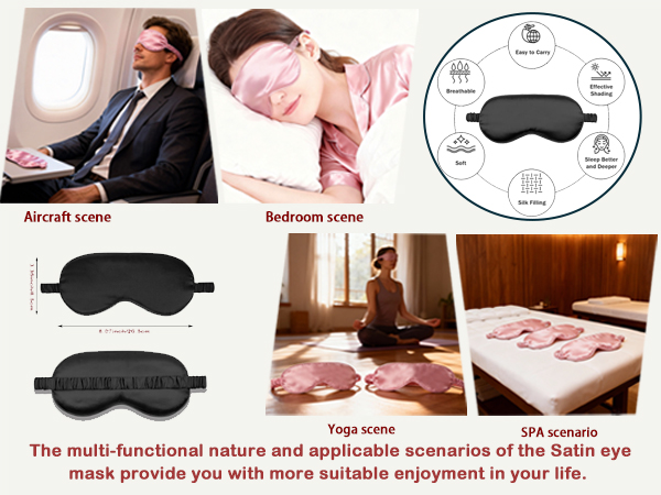 Sleep Masks Satin Eye