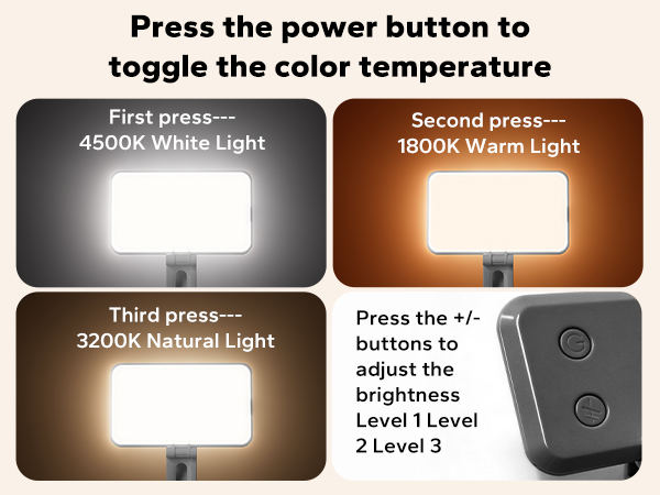 Book Light Adjust Brightness