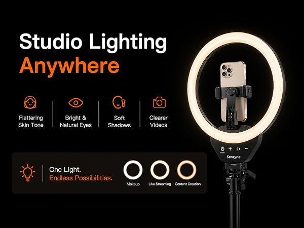 Sensyne Ring Light with Stand