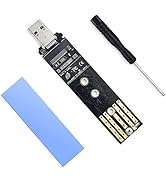 ELUTENG M.2 to USB Adapter M.2 NVME/NGFF Hard Drive USB3.1 Gen2 10Gbps USB to NVME PCI-E Converte...
