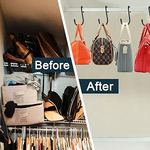 purse organizer for closet