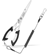 Pullther fishing Stainless Steel Fishing Pliers,Needle Nose Pliers Fishing,Fishing Pliers Hook Re...