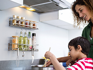 spice rack wall mount