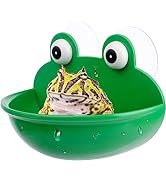 YukaBa Amphibian Aquatic Frog Habitat, Cute Fish Tank Decoration, Suitable for Frog/Toad/Gecko/Ta...
