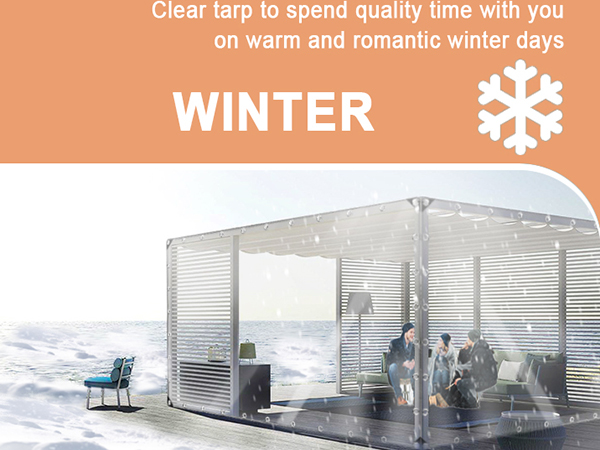 Clear waterproof tarp