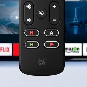 streamer remote control, universal remote control, tv remote, universal remote, one for all, urc7935