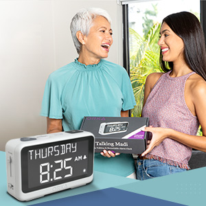 clock for dementia elderly patients, gifts for the blind, day clocks for seniors