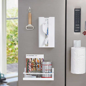 Tissue Dispenser Holder and Trash Bag Holder