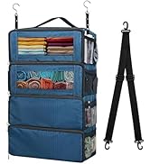 Suitcase Organizer, Carry on Closet Luggage Organizers Accessories for Travel, Foldable and Hanga...