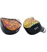 syeindunce Tipsy M1 10mm Dual Cavity Dynamic Driver in-Ear Monitor, 1DD HiFi Wired Earbuds, IEM E...