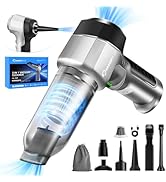 SakerPlus Mini Vacuum Cleaner, 3 in 1 Car Vacuum Cleaner High Power, 15000PA Powerful Suction, Ai...