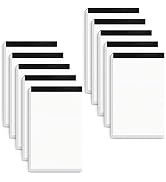 10 Pack Small Notepads Refills Grocery for List White Memo Pads 3x5 In Writing Notepad of Work Se...