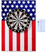 OCMML Dart Board Wall Protectors-Premium Felt Backboard Panel, 36"x24"x0.5" One-Piece Design for ...