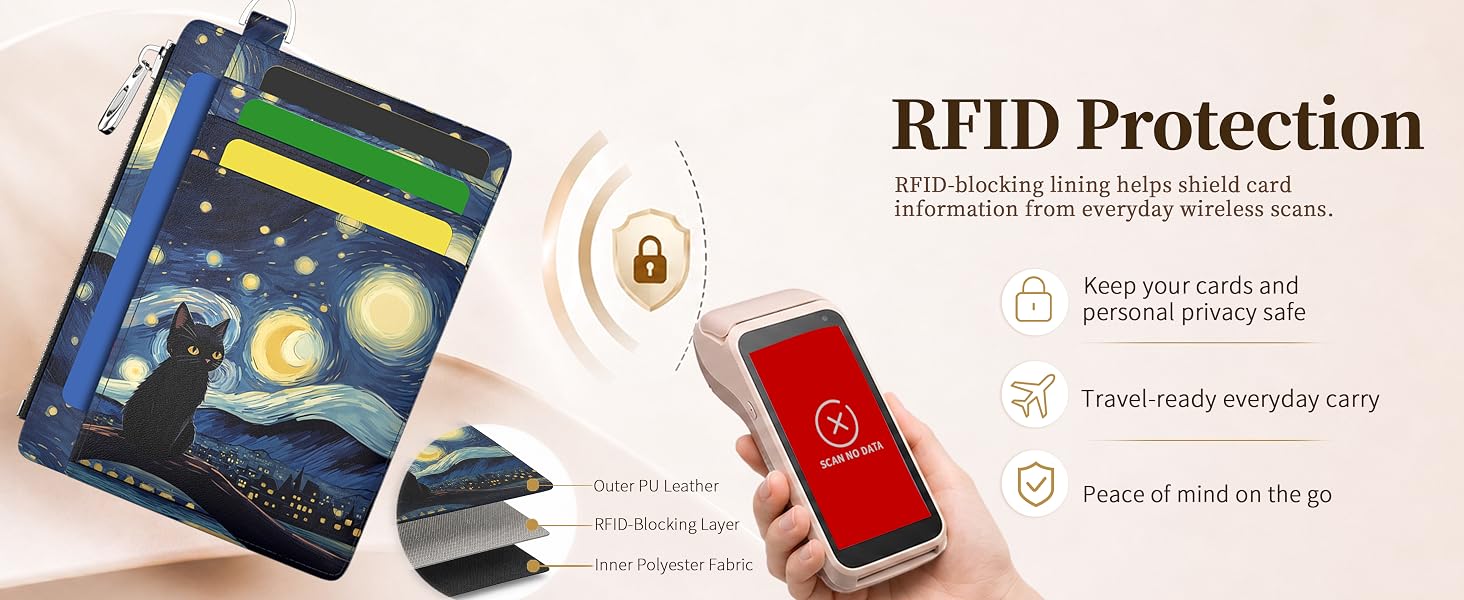 rfid wallet women