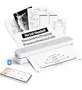 HPRT Portable Thermal Printer-Inkless Printer, Supports Thermal Paper&Labels, Multi-User Bluetoot...