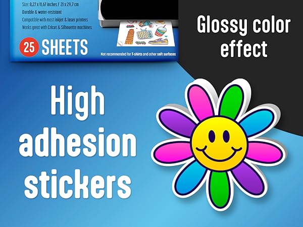 vinyl sticker paper glossy