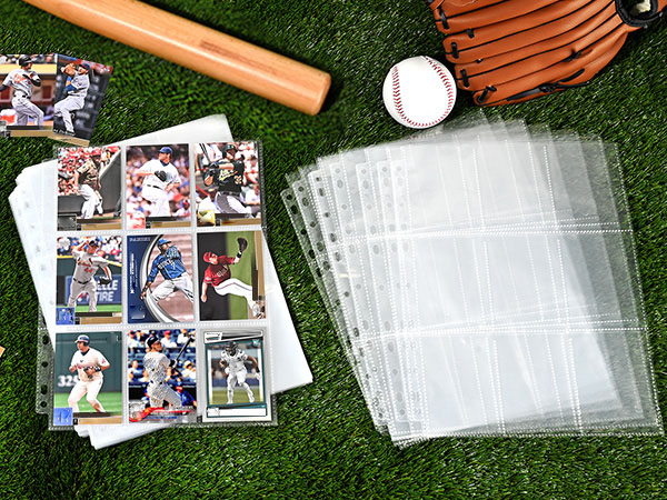 9 Pocket Card Sleeves Binder Sheets