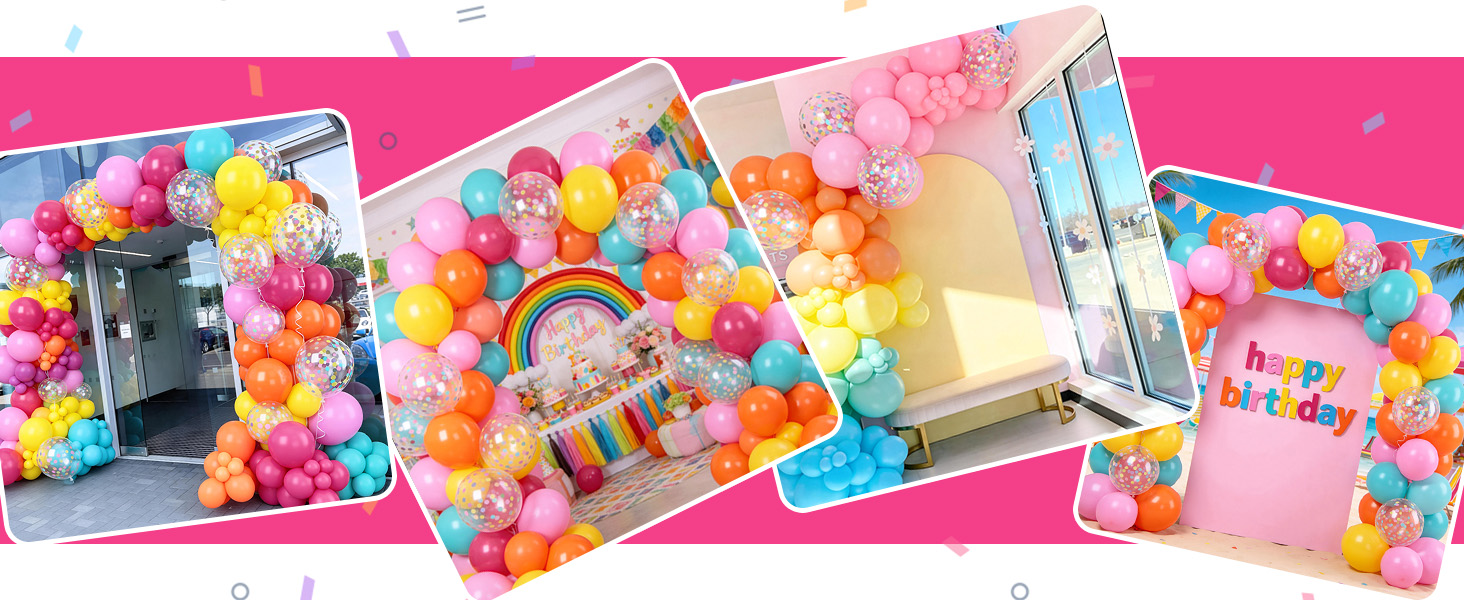 color balloons