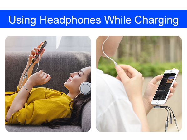 a usb c splitter 1 in 2 out for headphone charging and data