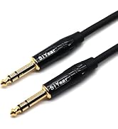 SiYear 1/4 Inch TRS Patch Cable,6.35mm Quarter inch 1/4 Stereo Balanced Audio Cable Cord for Spea...