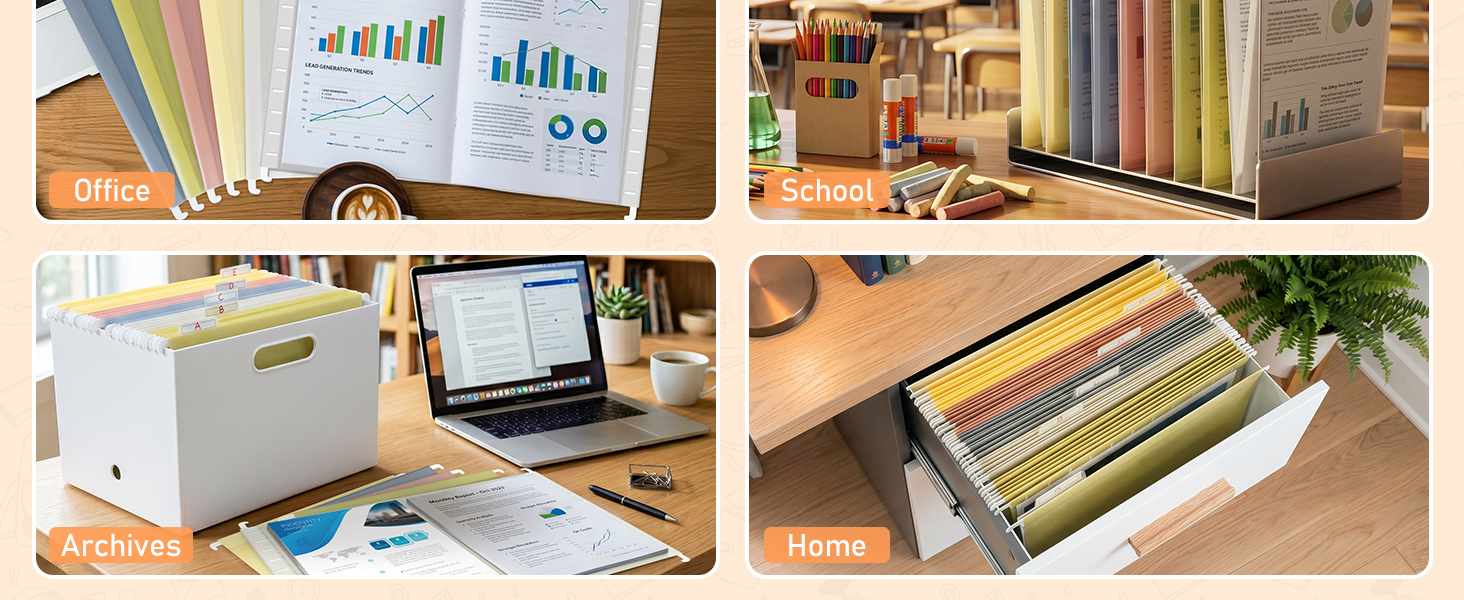 plastic hanging file folders