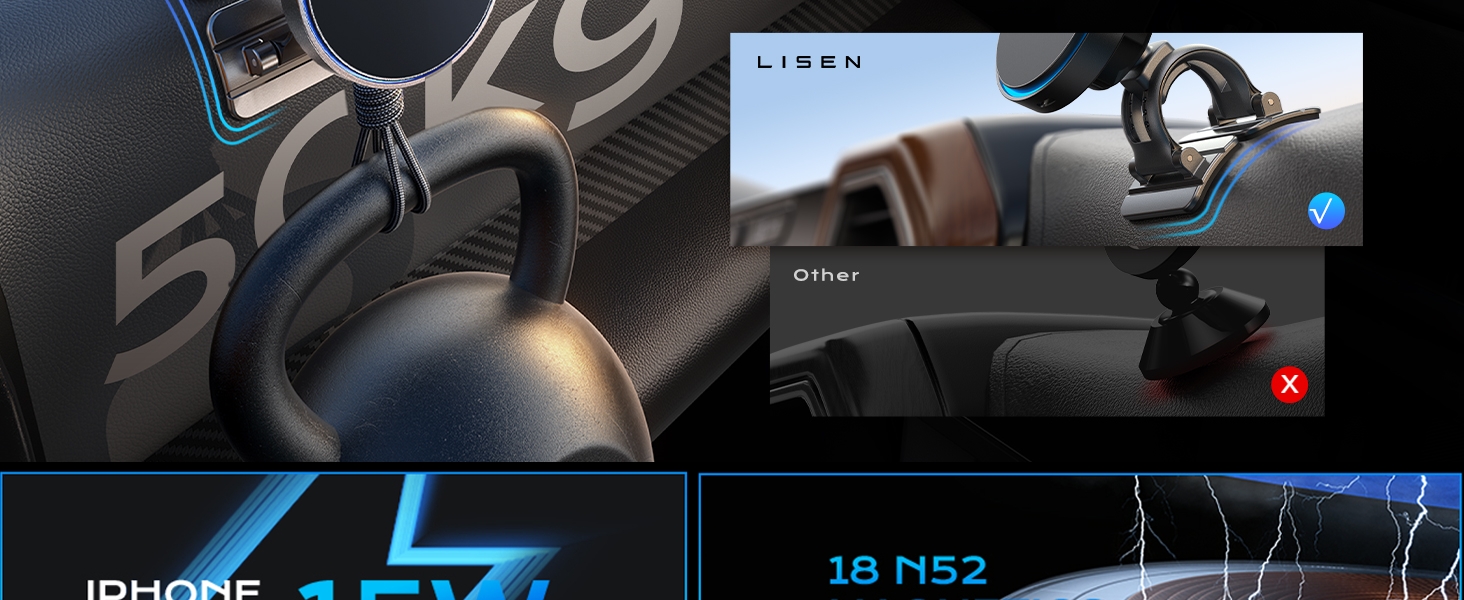 Magsafe car mount charger