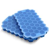 Ice Cube Trays for Freezer with Lid-37 Grid Silicone Ice Cube Tray with Lid for Small Ice Cube Mo...