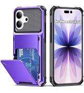 AFGHOA for iPhone 17 Wallet Case,5 Credit Card Holder Case for iPhone 17 | 6.3 Inch,Flip Cover Se...
